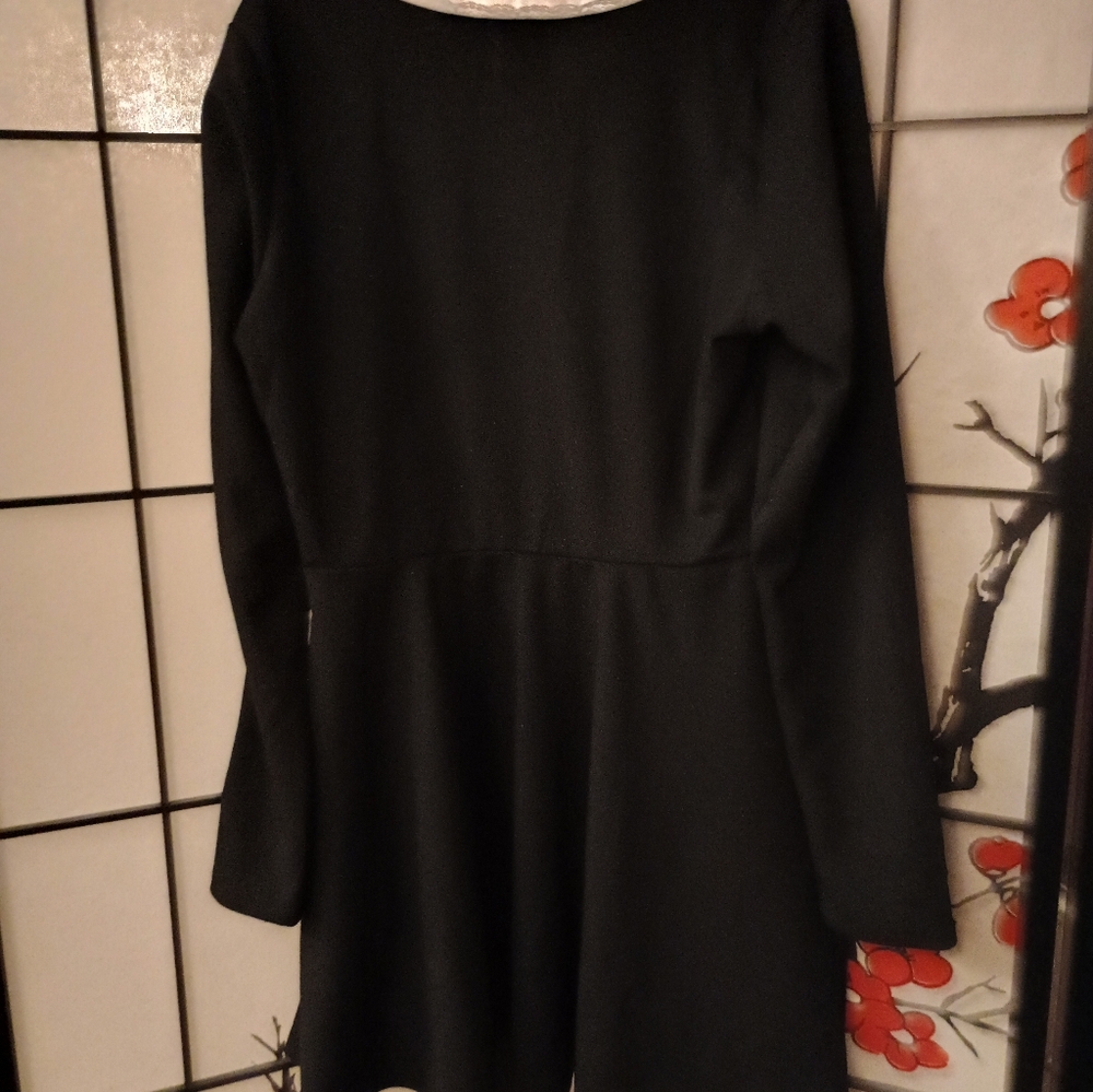 ๐ COSMIC AURA Black Skater Dress L/XL - Picture 3 of 6